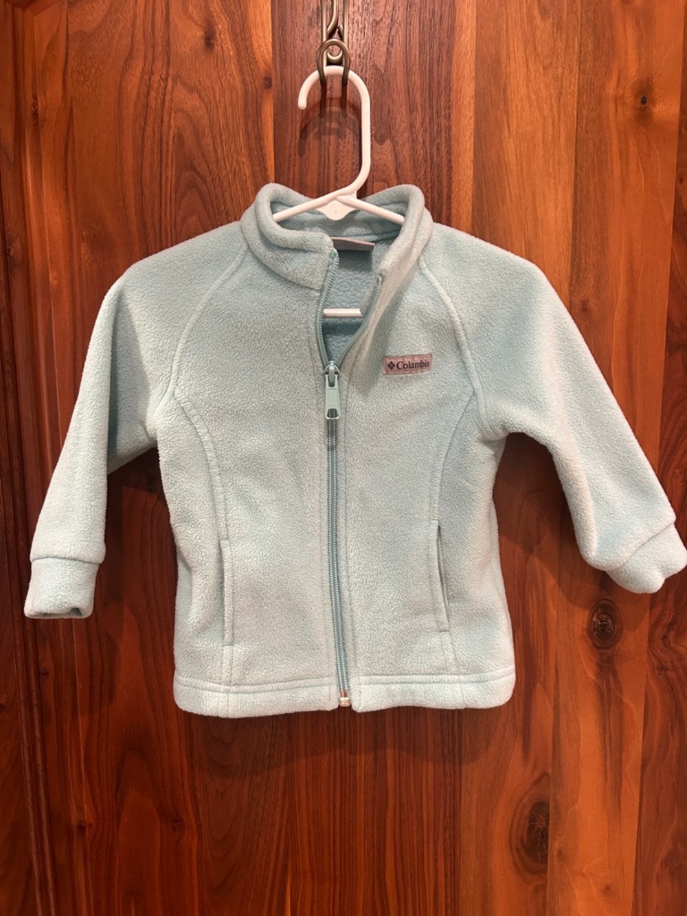 Columbia Baby Fleece Jacket in Light Blue - Girls 12-18 months